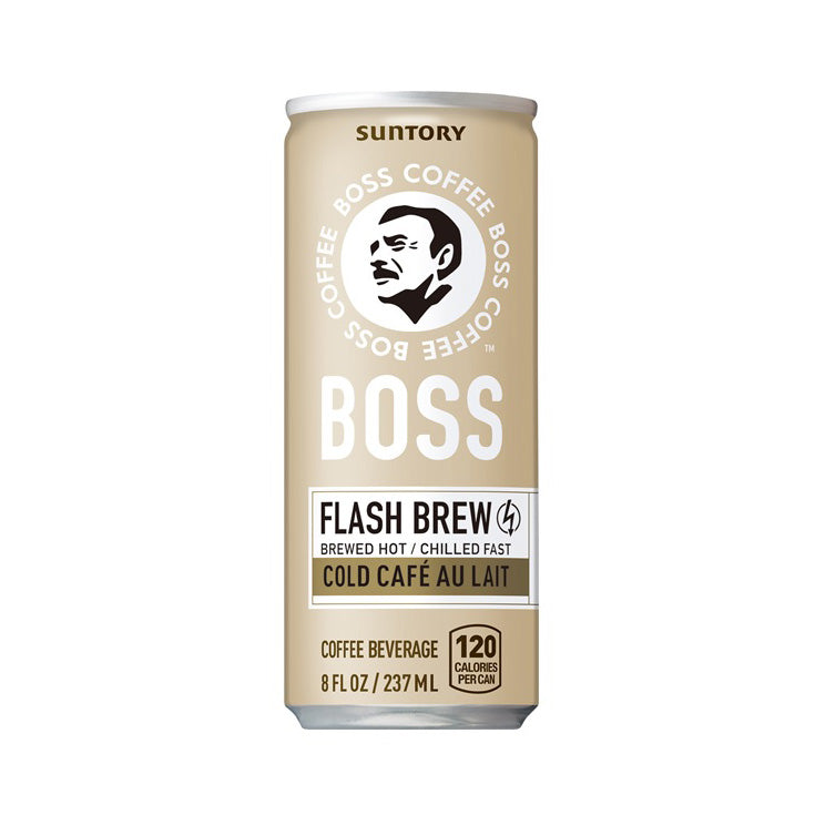 Boss Cold Cafe AU Lait Can