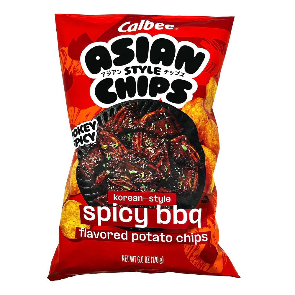 Calbee Asian Chips Korean Spicy BBQ