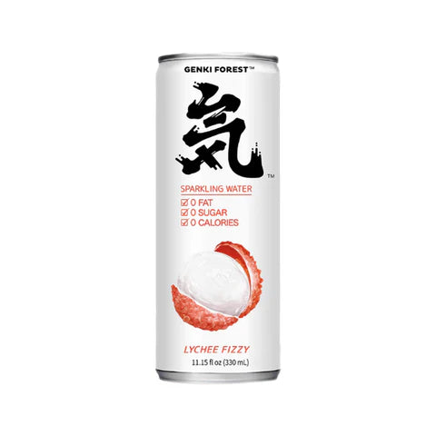 GF Sparkling Water Lychee Fizzy Flavor