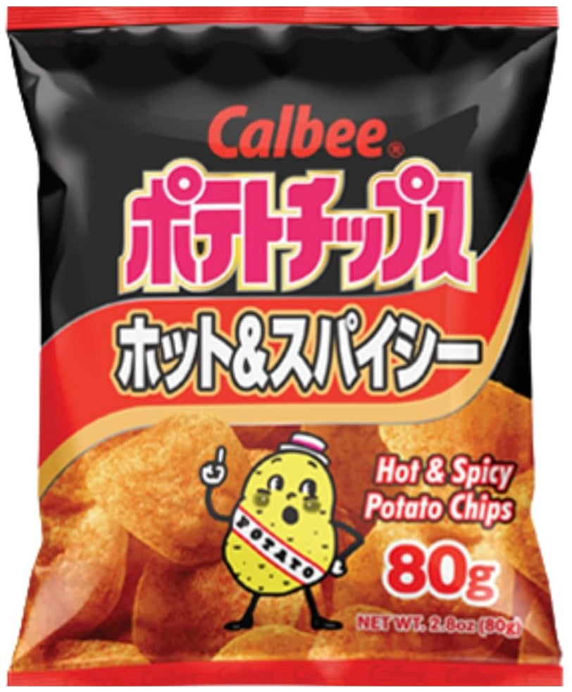 Calbee Potato Chips Hot&Spicy