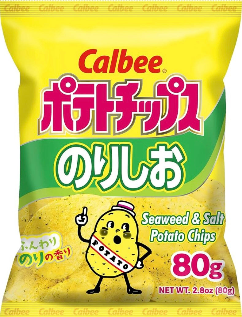 Calbee Potato Chips - Salt&Seaweed