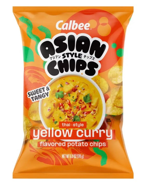 Calbee Asian Chips Thai YLW Curry