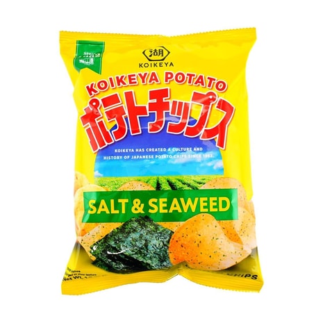 Koikeya Potato Chips - Salt & Seaweed