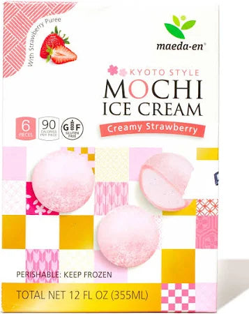 Mochi Ice Cream - Creamy Strawberry