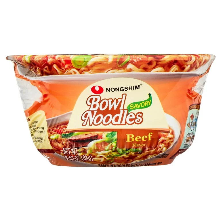 NONG SHING INST BWL NOODLE SAVORY BEEF