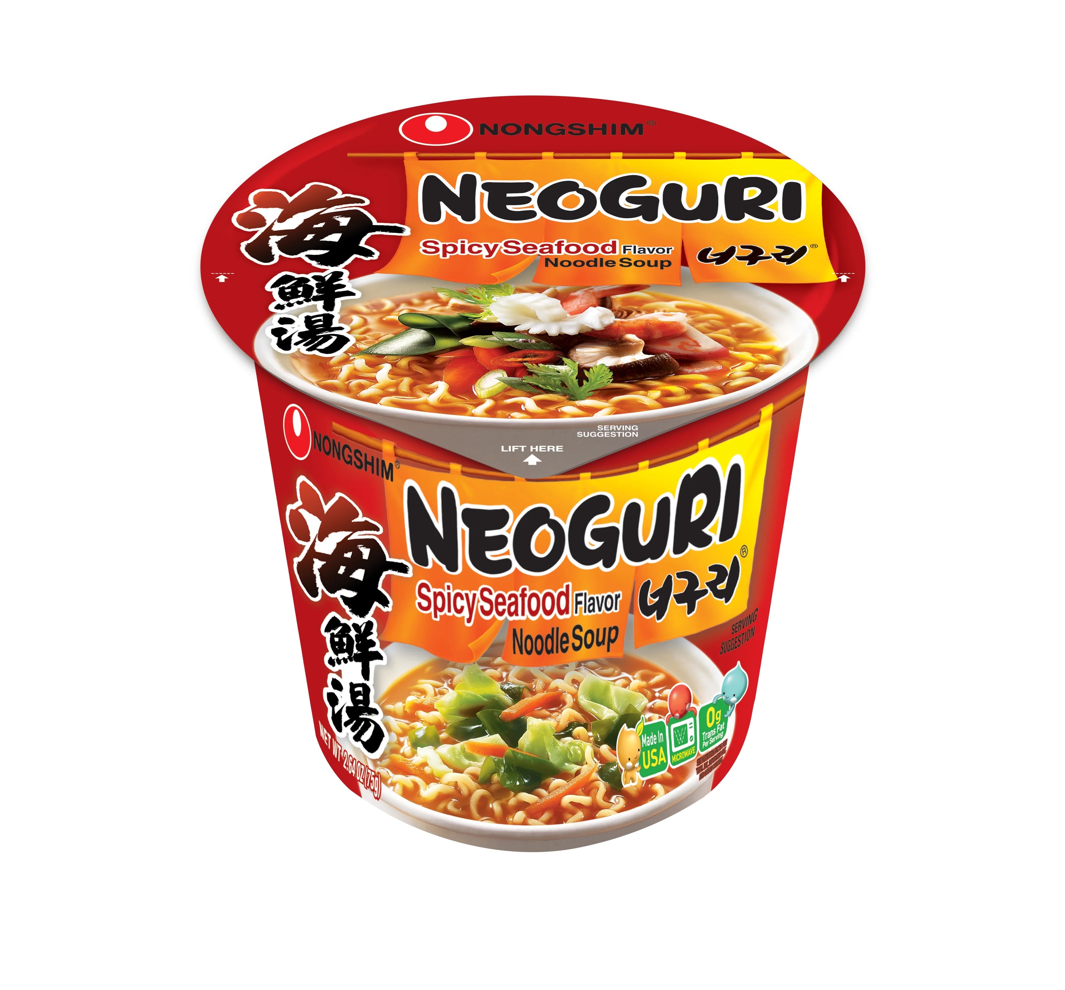 NONG SHING NEOGURI SPICY SEAFOOD CUP