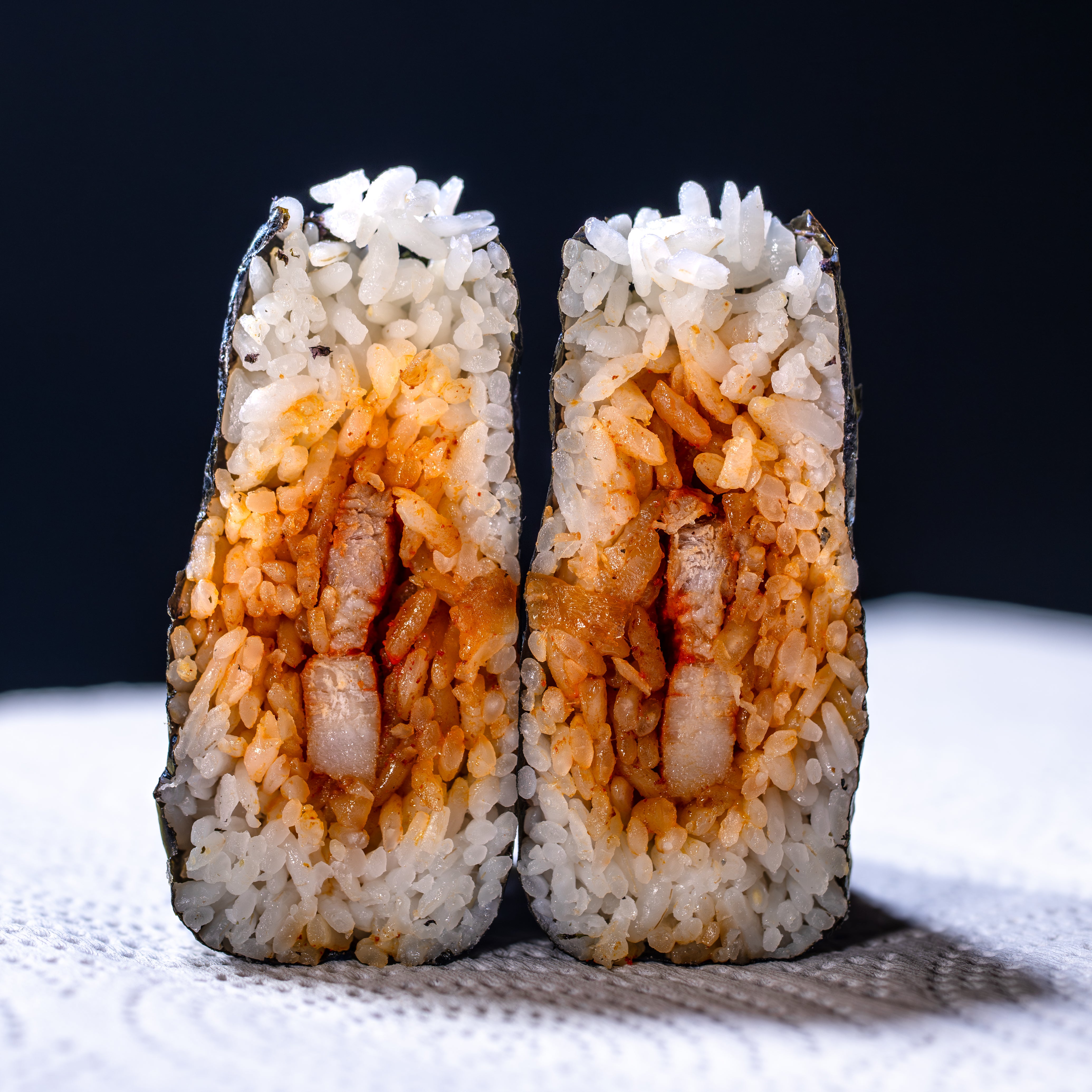 Sweet & Spicy Pork Belly Onigiri