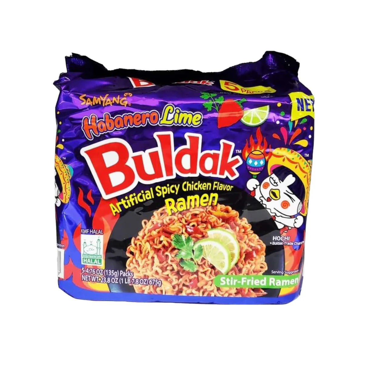 SY Artificial Spicy Chicken Flavor Ramen Habanero Lime